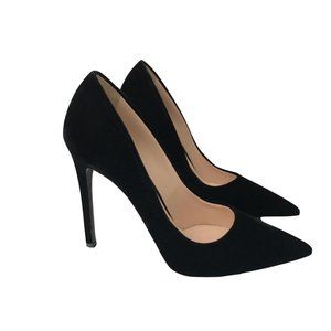Prada Black Velvet Pumps 38